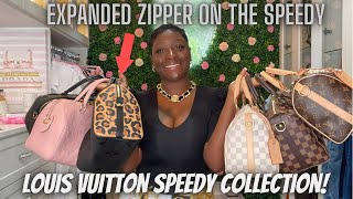 MY ENTIRE LOUIS VUITTON SPEEDY COLLECTION 🥳 2021 LOUIS VUITTON WILD AT HEART SPEEDY 25 BANDOULIERE [upl. by Clevey]