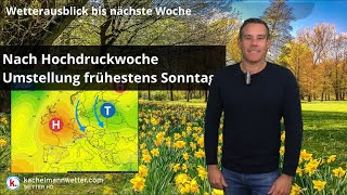 Umstellung frühestens Sonntag  Hochs dominieren vorerst [upl. by Paulo319]