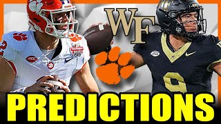 Clemson vs Wake Forest  Predictions [upl. by Barmen893]