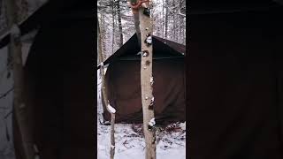 Winter Camping by the Adirondacks of New York [upl. by Rephotsirhc469]