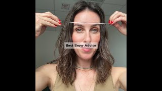 Best Brow Advice brows browtutorial browmakeup makeup makeuptutorial browgamestrong browgoals [upl. by Cappello]