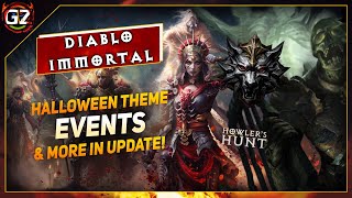 PATCH NOTES  Hallows Wake  New THEME Phantom Cosmetic amp More  Diablo Immortal [upl. by Ahseikan383]