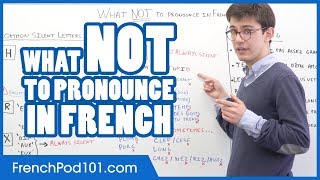 Improve Your French Pronunciation  What NOT to pronounce [upl. by Duvall]