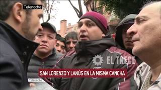 San Lorenzo vs Lanús en River Informe de Ciccioli para Telenoche [upl. by Neelyaj469]