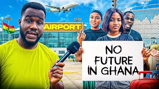 Ghanaian Youth are Angry and Fed Up They Want to Leave the Country [upl. by Ellenar735]