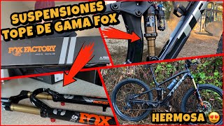 SUSPENSIONES TOPE DE GAMA A MI TREK  SHOCK FOX FLOAT X Y FOX FACTORY 36 kashima 😍 [upl. by Angelita]