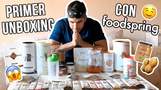 EL PRIMER UNBOXING DE FOODSPRING OPCIONES VEGANAS [upl. by Sofko]