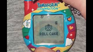 Feeding Mametchi Cake Tamagotchi Connection Rerelease [upl. by Ehsom]