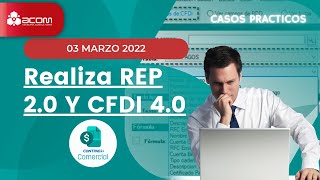 ¿Cómo configurar y elabora CFDI 40 Y REP 20 CONTPAQi Comercial Prémium [upl. by Hsina24]