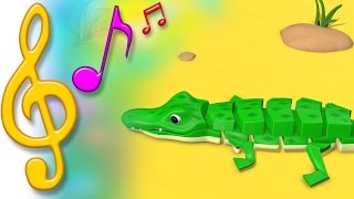 TuTiTu Songs  Crocodile  Songs for Children with Lyrics [upl. by Ainitsirhc]