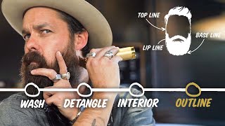 How to Trim Your Beard at Home 4 Step Tutorial  GQ [upl. by Mossberg]