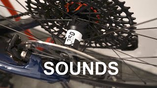 DT Swiss 350 Rear Hub mtb SOUNDS [upl. by Behnken329]