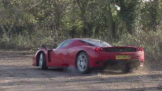 Ferrari Enzo in motion  Ferrari Enzo Drifting [upl. by Vladamir]