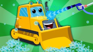 Bulldozer  Car Wash  Construction Vehicle [upl. by Artenak]