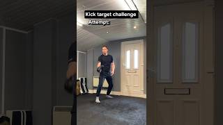 Kick target challenge ✅ how many attempts would it take you [upl. by Henarat]