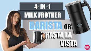 4 in 1 Automatic Electric Milk Frother Machine Honest Product Review  WBMTV [upl. by Meehahs]