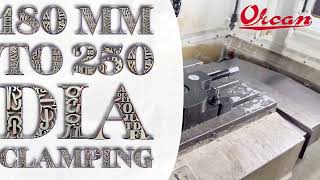 2 piece die amp mould VMC vice from orcan clamping dies moulds viralvideo [upl. by Arbma]