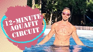 Low Impact Aquafit A 12Minute Circuit Routine [upl. by Virgilia253]