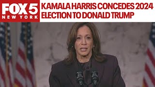 Kamala Harris concedes 2024 election to Donald Trump [upl. by Mairam]