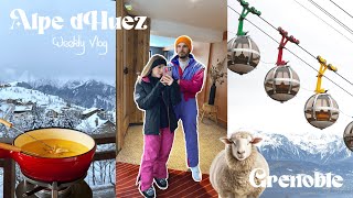 Weekly vlog Grenoble  Alpe dHuez ❄️🧀🎉 [upl. by Feodore734]