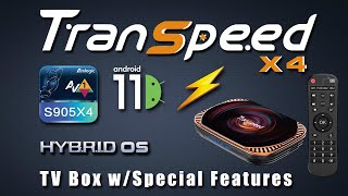 Transpeed X4 Android TV Box Review [upl. by Imoin499]