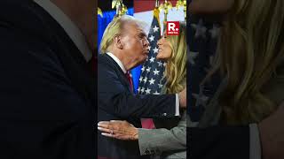 Trump amp Melania Share A Hug And Kiss During Early Victory Speech In Florida  US Election Results [upl. by Arther]