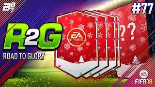 ROAD TO GLORY HUGE PACK OPENING MASSIVE PULL 77  FIFA 18 ULTIMATE TEAM [upl. by Guerra55]