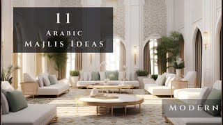 11 Modern Arabic majlis interior design ideas for Traditional Arabic seatings  Dubai Homes Tour [upl. by Nalliuq775]