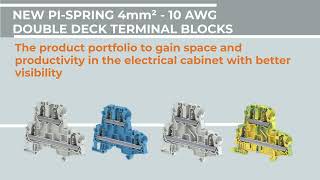 TE’s SNK Double Deck Terminal Blocks [upl. by Lamag]