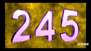 Numbers 1 to 400 with Rotation 3D720p [upl. by Brande]