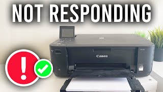 How To Fix Canon Printer Not Responding  Full Guide [upl. by Calle]