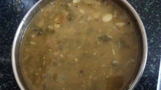 massoppu sambar in kannadasoppina huligreen leaf sambarvillage stylesoppina samber [upl. by Nared]