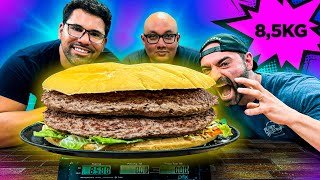 85KG O MAIOR BURGER de SP  Feat Fontoura Inimigodorodizio [upl. by Odraccir719]