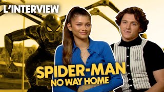 LINTERVIEW  Tom Holland amp Zendaya pour SPIDERMAN  NO WAY HOME [upl. by Lytsirhc77]