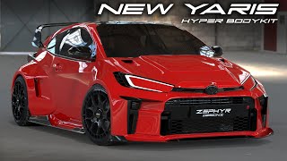 New 2024 Toyota Yaris GR Hyper Widebody Concept by Zephyr Designz [upl. by Aruon398]