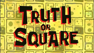 Spongebob  Patchy The Pirate Part 1 Truth Or Square [upl. by Melli]