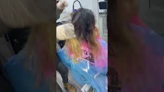 Hair transformation color hairtransformation hairdye haircolor [upl. by Atrahc]