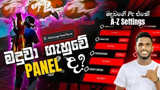 KING මදුවගේ Panel Setting හැමදේම😱 Free Fire Headshot Setting 2024 Best Emulator for low end pc [upl. by Ettenuj294]