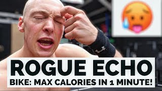 Rogue Echo Bike MAX Calories in 1 Minute [upl. by Cuyler488]