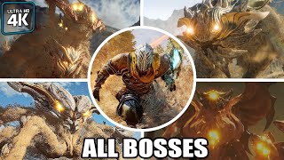 Atlas Fallen  All Bosses With Cutscenes 4K 60FPS UHD PC [upl. by Jacinda]