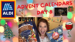 DAY 8  ALDI ADVENT CALENDARS  Wine Cheese Coffee amp Candles  Vlogmas [upl. by Arthur]