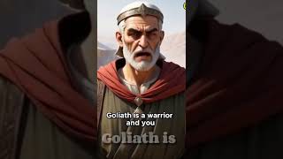 David vs Goliath Trusting God in Epic Battle christiananimation [upl. by Sabah]