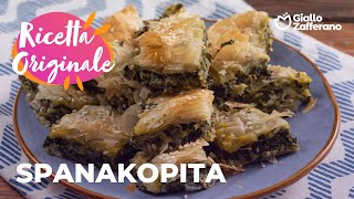 SPANAKOPITA la RICETTA GRECA FACILE e SAPORITA😍💙🤍 [upl. by Obidiah]