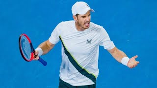 Australian Open 2023 Andy Murray throws tantrum after being denied a [upl. by Elletse]