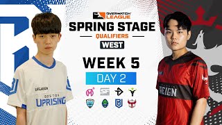 Overwatch League 2023 Season  Spring Stage Qualifiers West  Week 5 Day 2 [upl. by Brittni]