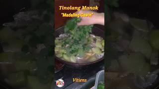 Tinolang Manok ”Madaling Gawinquot Easy Cooking minivlog cooking food [upl. by Cleopatra]