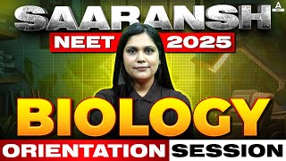 🔴 SAARANSH Biology Orientation  NEET 2025 Preparation  Garima Goel [upl. by Suilenroc609]