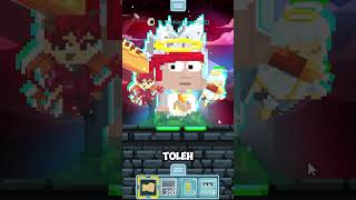 Expresi Mata Tolah Toleh growtopia shorts [upl. by Irdua]