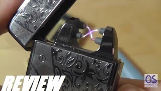 REVIEW USB Lighter  Plasma Double Arc Flameless Lighter [upl. by Demmy]