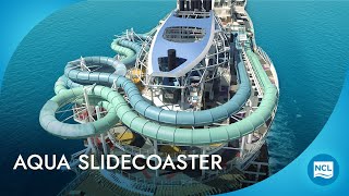 Norwegian Aqua Slidecoaster  Norwegian Cruise Line [upl. by Otreblif]